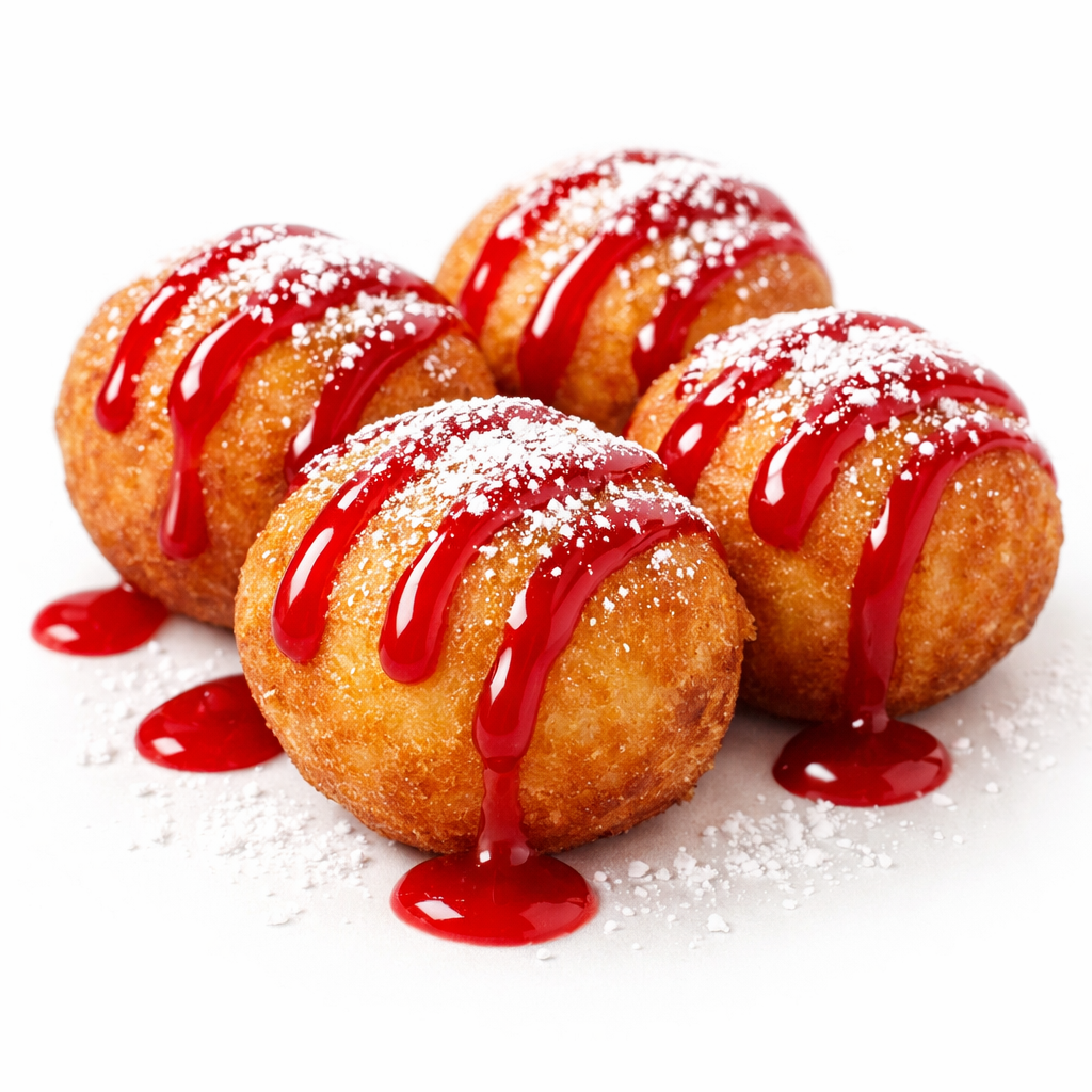10 Beignets Nappage Framboise