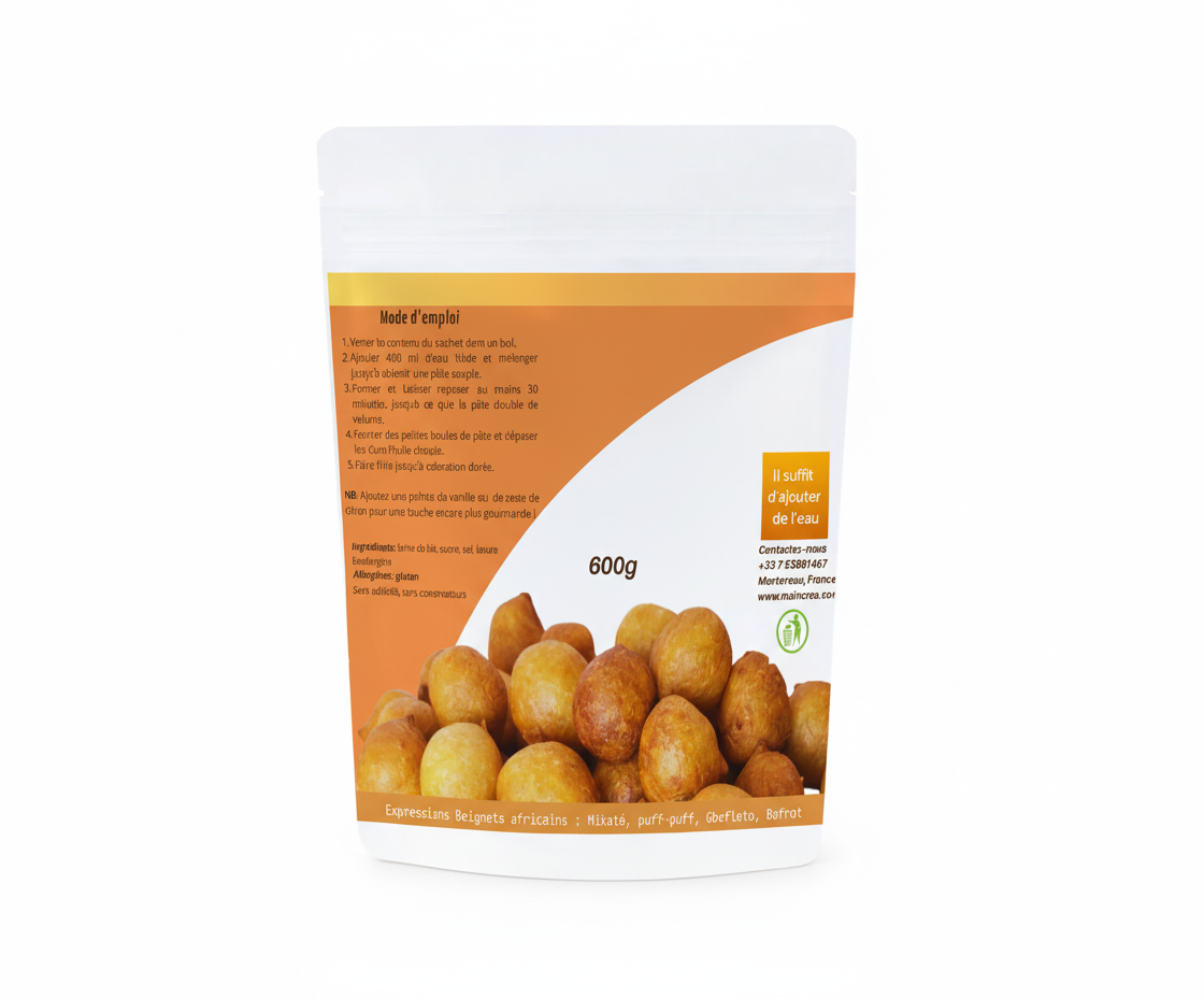 Farine de Beignet Africain – Préparation Prête à l’Emploi (Mikaté / Puff-Puff / Bofloto). Uniquement en précommande